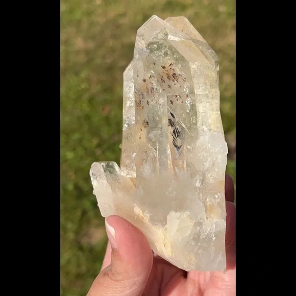 {Golden Healer} Hematoid Quartz Lemurian Twin - Picture 5 of 10